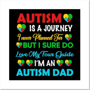 Autism Dad  Autism Awareness Gift for Birthday, Mother's Day, Thanksgiving, Christmas Posters and Art